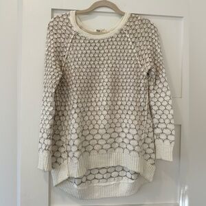 Anthropologie moth honeycomb sweater